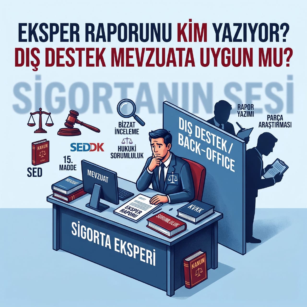 Eksper raporu destek hizmeti olamaz: Bize göre mevzuata aykırı, bu uygulamaya itiraz ediyoruz