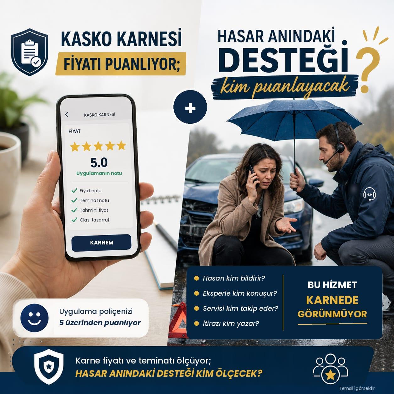 Kasko karnesi fiyatı puanlıyor; hasar anındaki desteği kim puanlayacak?