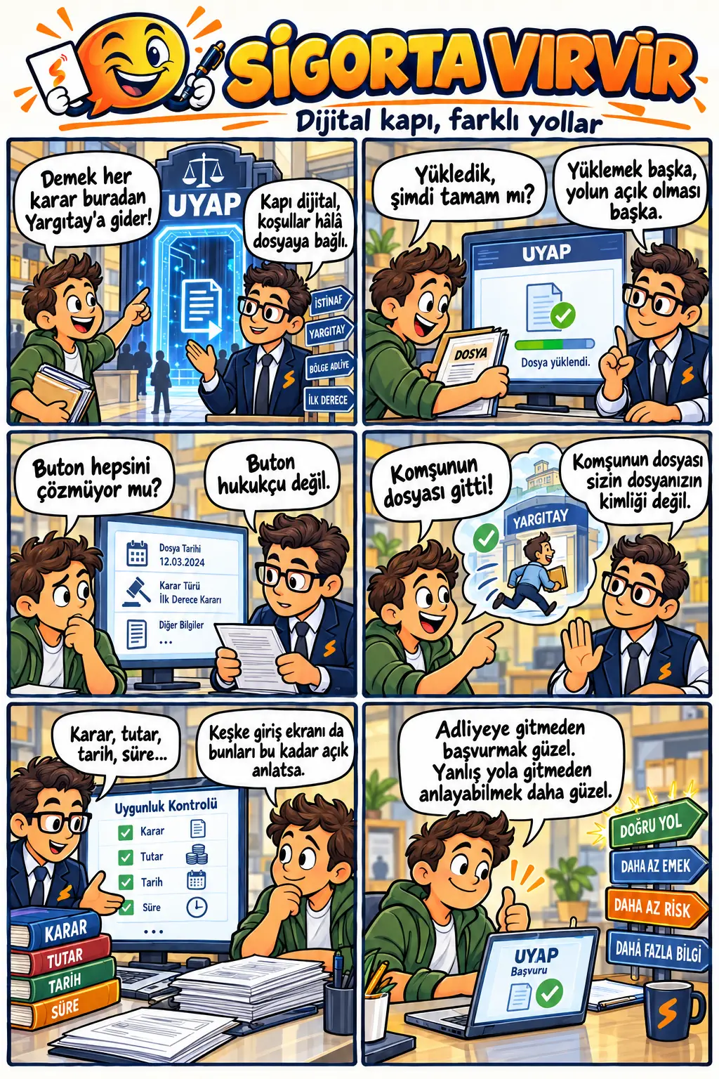 Karikatür 4: Dijital kapı, doğru yol