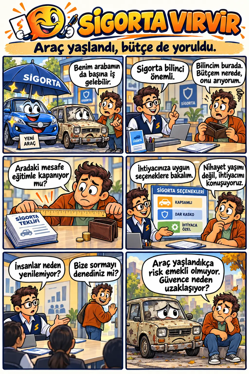 Karikatür 6: Araç yaşlandı, bütçe yoruldu
